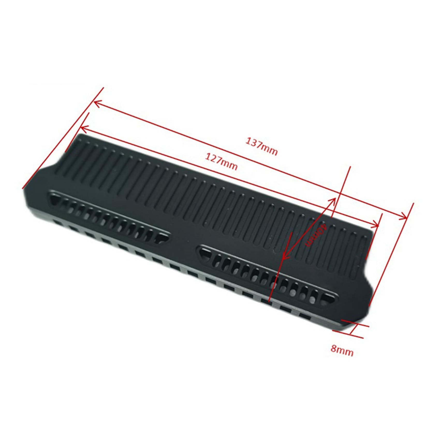 4X DDR4 DDR5 Memoria RAM Disipador de Enfriador Chaleco de Enfriamiento de Memoria Radiador de Aluminio con Conductor de de Grasa de Silicona de 9 W, Negro