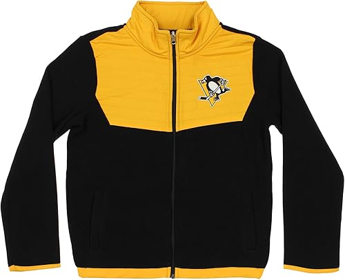 Outerstuff NHL - Chaqueta de forro polar con cremallera completa para niño (4-18)