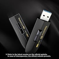 Vista 3 de TEAMGROUP C186 - Paquete de 10 unidades de 128 GB USB 3.2 Gen 1 (USB 3.13.0) de lectura de 100 MBs, memoria externa de almacenamiento de datos