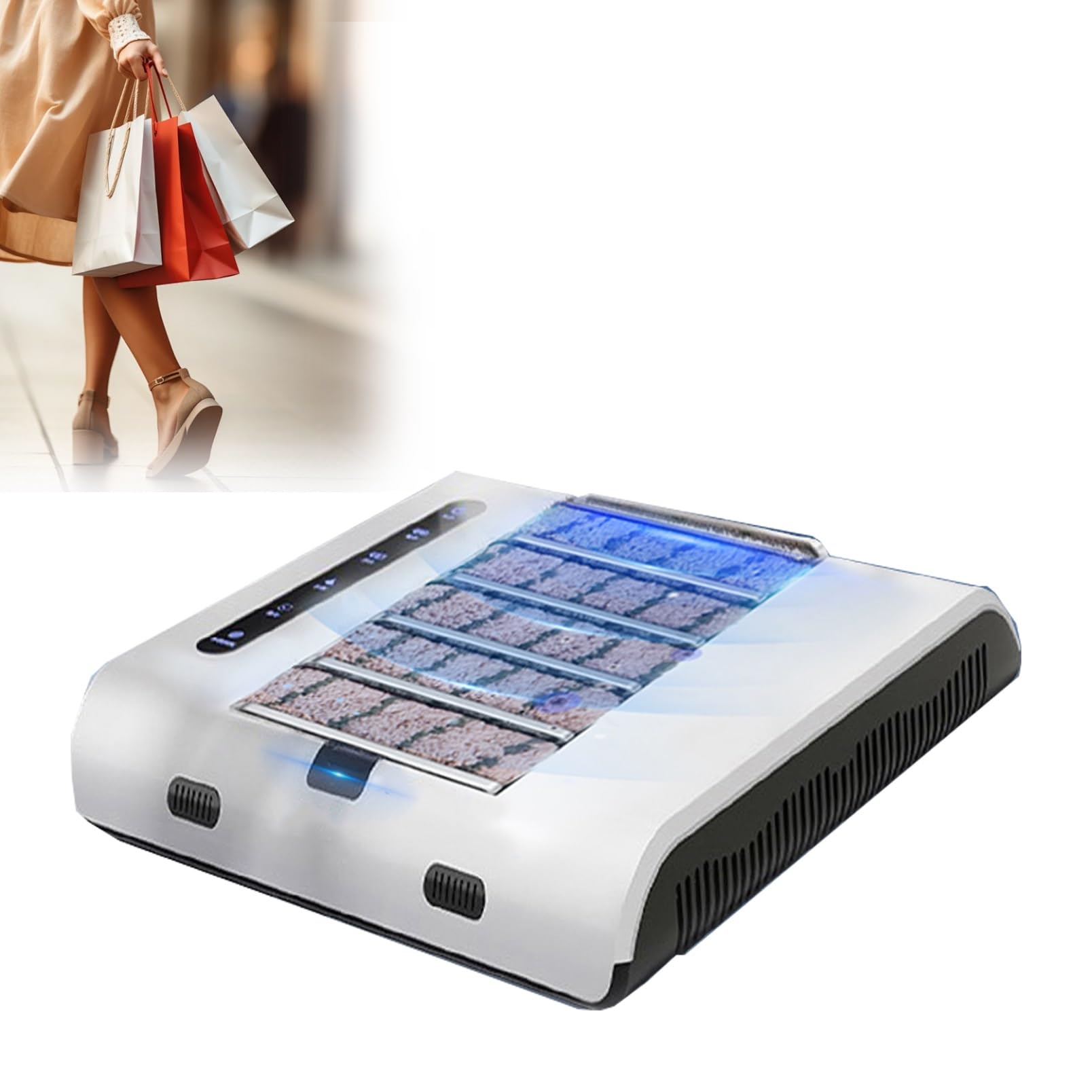 Machine automatique de nettoyage de semelles et polisseuse de sol pour maison et entrée