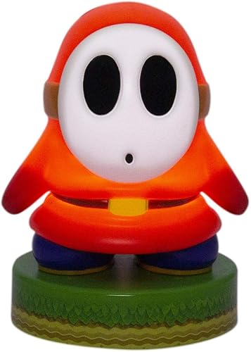 Miniatura 2 de Paladone Super Mario Shy Guy Icon Light - Producto oficial de Nintendo, color blanco