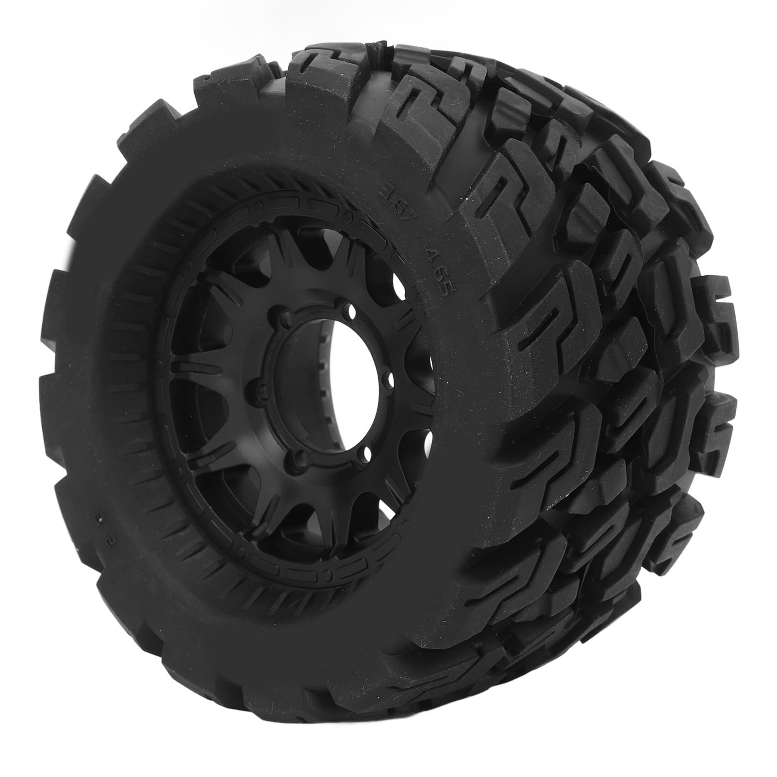 Keenso Neumáticos de Coche RC de 4 Piezas, Ruedas de Goma Engrosadas, Agarre Mejorado para Coches RC 1:8 1:10 en Terreno Accidentado
