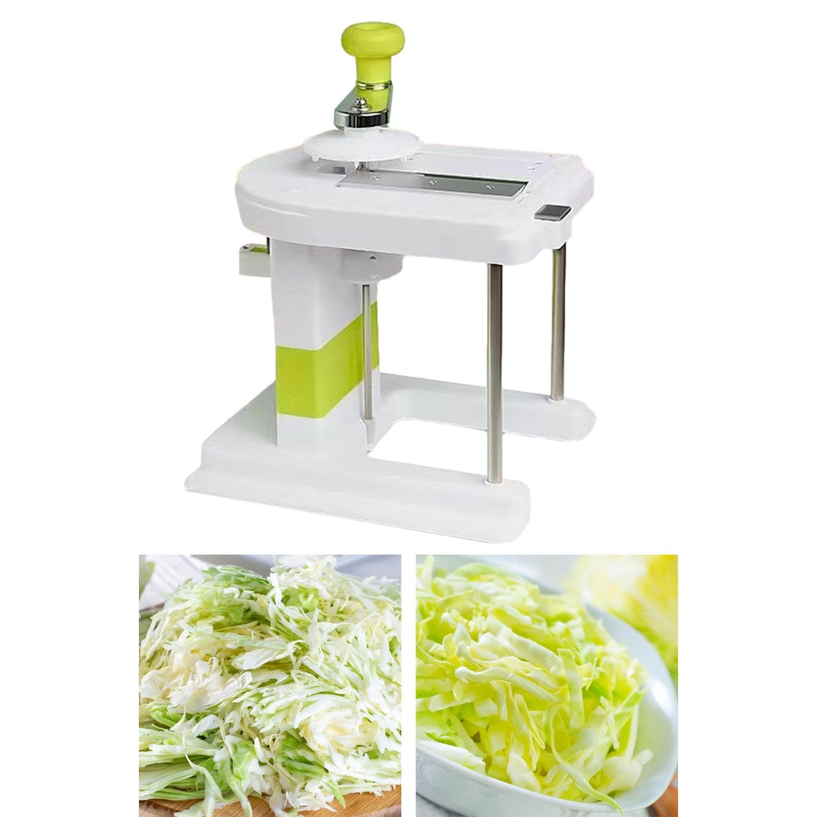 de Repollo Vegetal, Rallador de Repollo Giratorio, Cortadora de Repollo Trituradora de Lechuga para Cortar Ensaladas para Cocina de Restauran