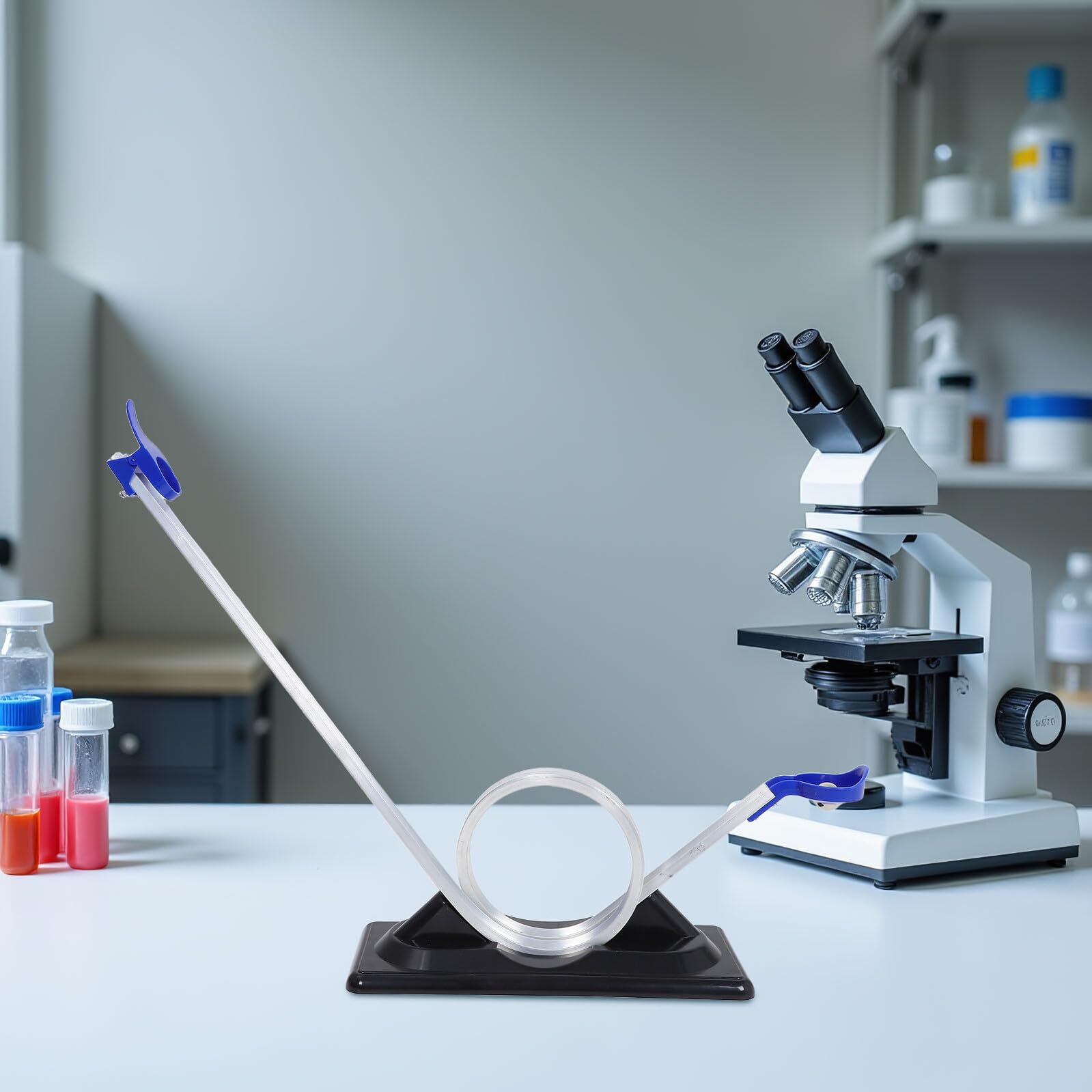 NUOBESTY Démonstration de Force Centrifuge Physique Équipement de Laboratoire pour Expériences Mécaniques Matériel Pédagogique sans Alimentation pour Apprentissage des Sciences