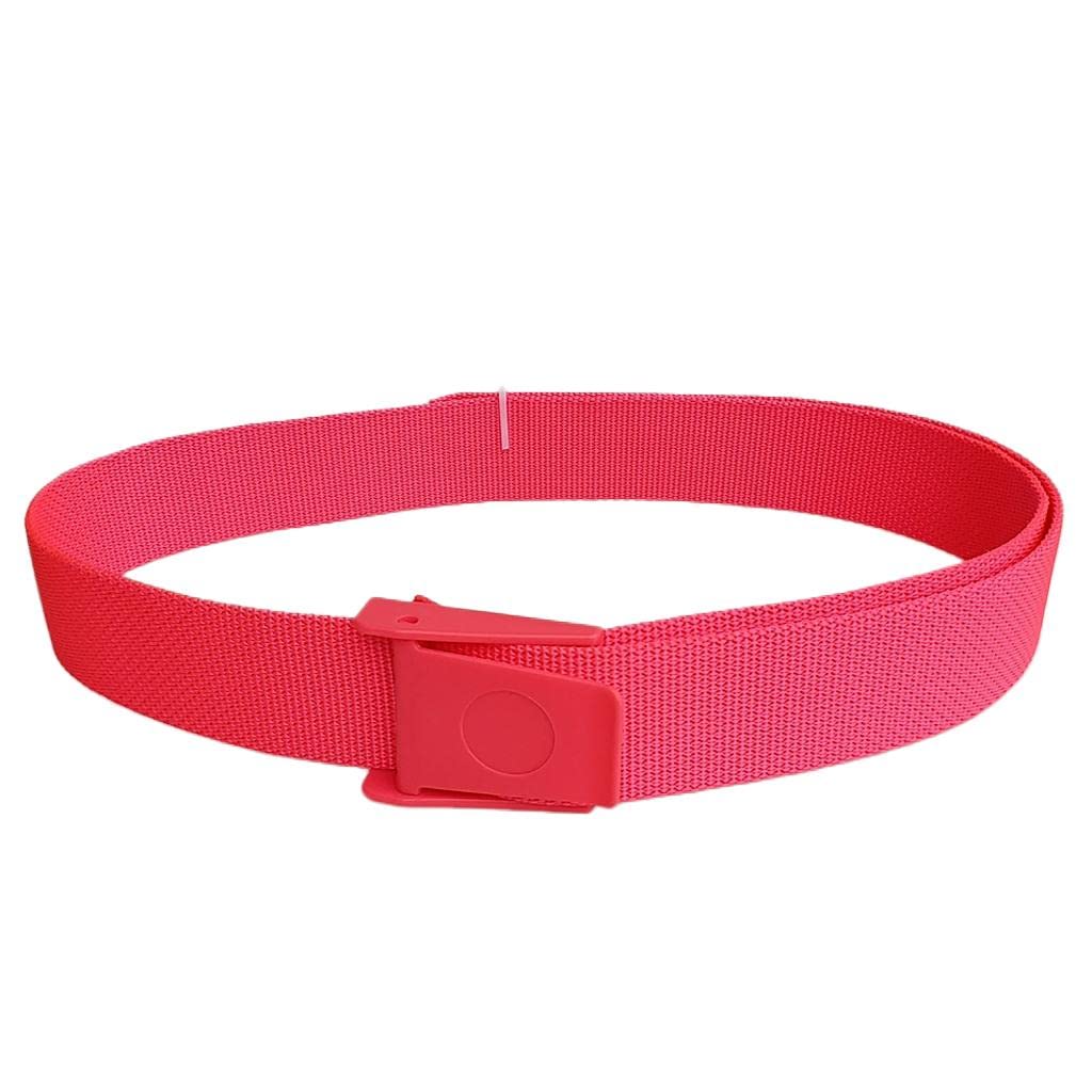 Cinturón de peso resistente con hebilla de plástico, color amarillo, 150 cm