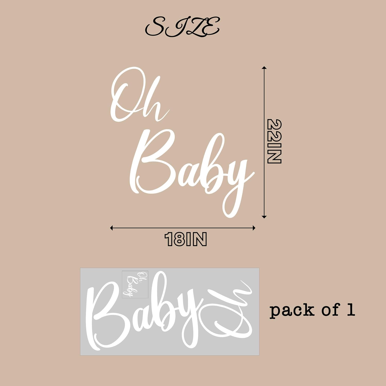 Oh Baby Decal image 2