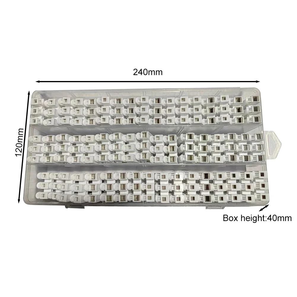 100 Pezzi for connettori rapidi a Molla CH-3, connettori for Cavi, morsettiere for apparecchiature elettriche