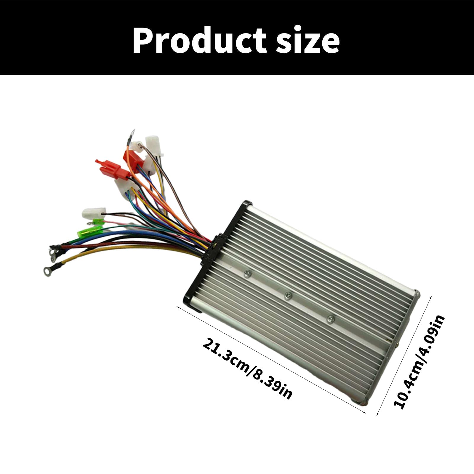 Xuancai Controlador de motor sin escobillas de 48 a 72 V y 2000 W, controlador de velocidad para bicicletas eléctricas, scooters, controlador de motor BLDC