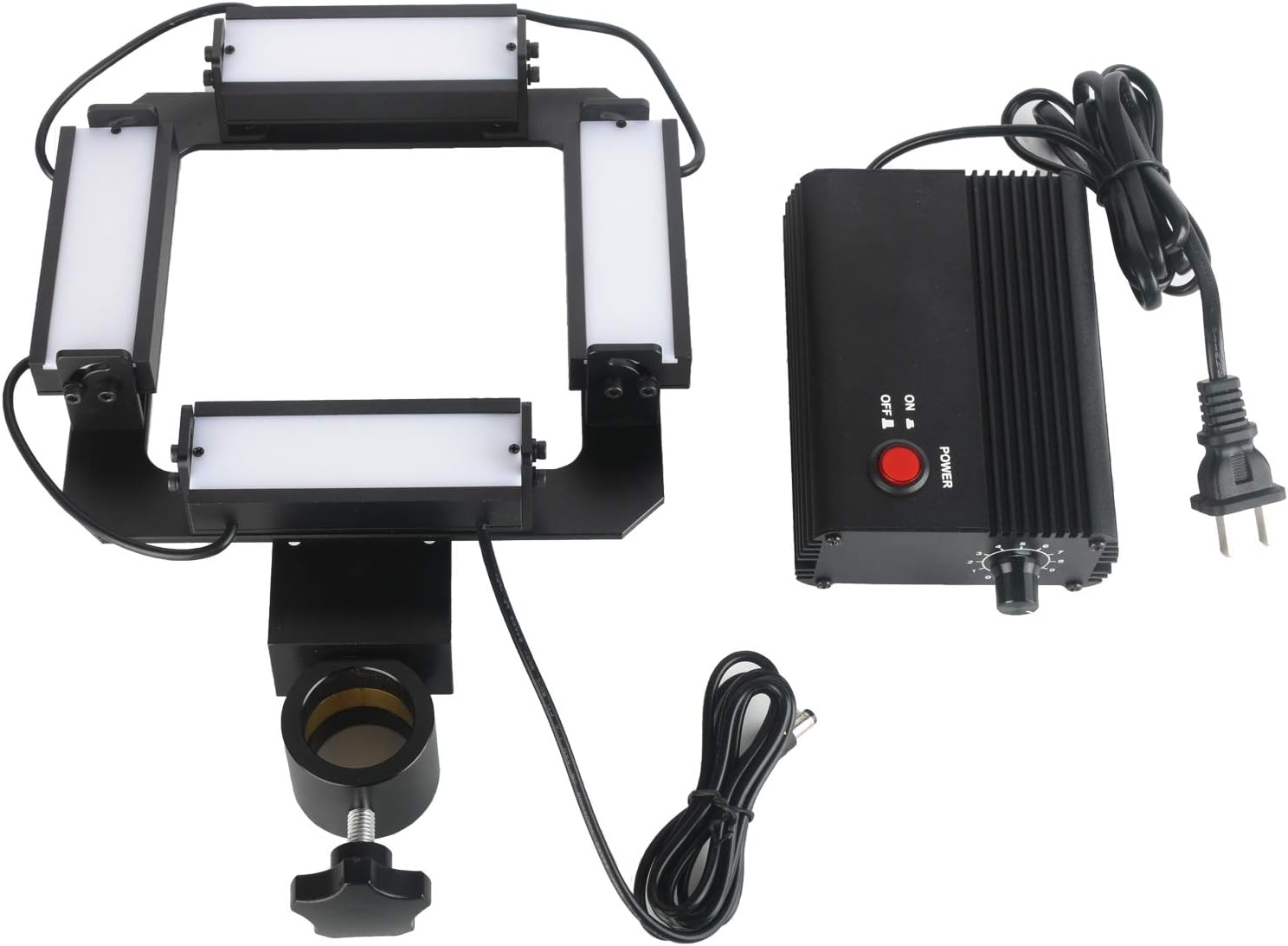 280PCS LED Light Source of Lamp Bead Microscope 32mm Fixed Base Four-Sided Strip Light Source