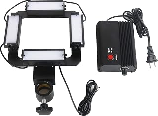 KOPPACE 280PCS LED Light Source of Lamp Bead Microscope 32mm Fixed Base Four-Sided Strip Light Source
