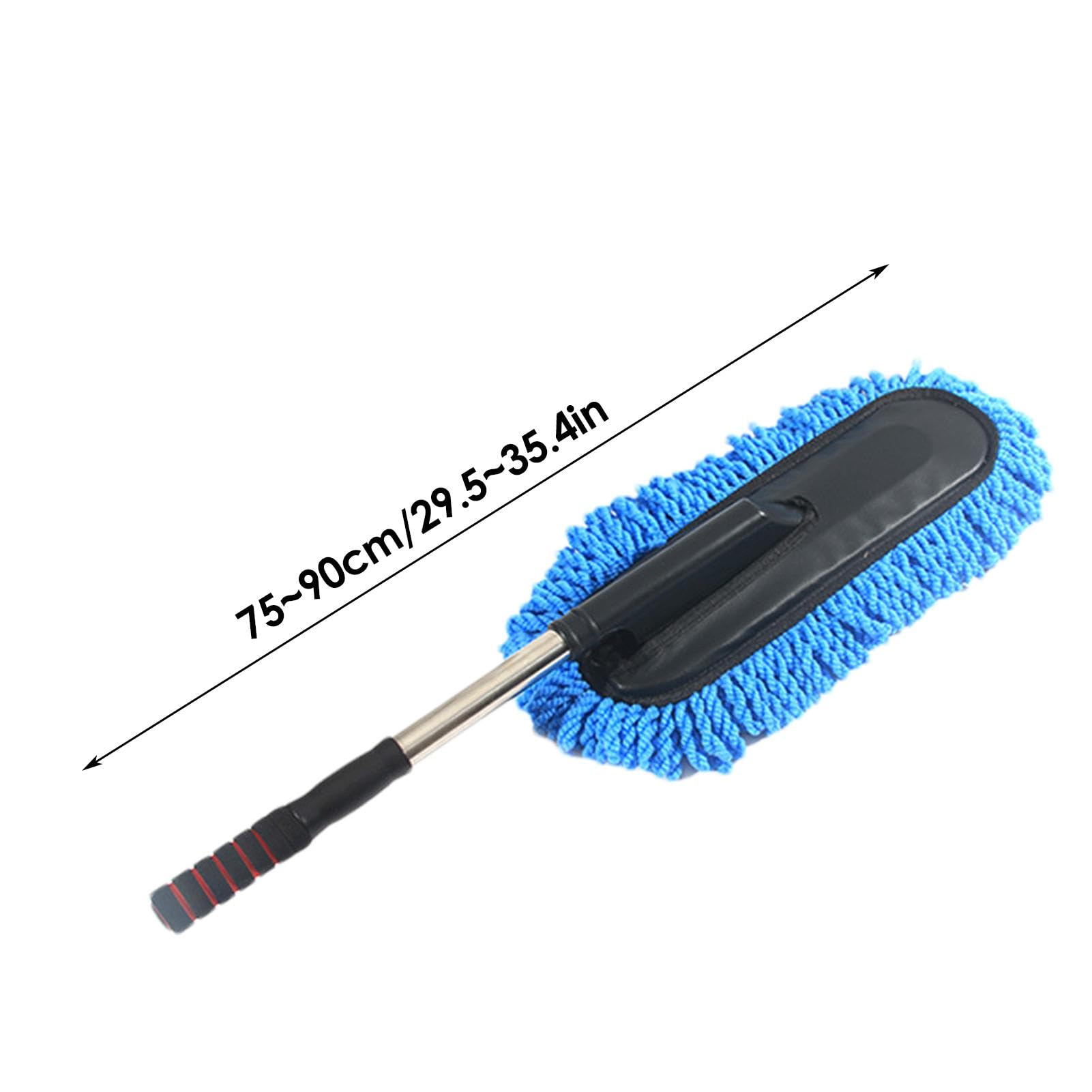 Set 3 Spolverini In Microfibra Per Auto Ajxn – Manico Estensibile 70-80 Cm, Antigraffio, Per Interni Ed Esterni