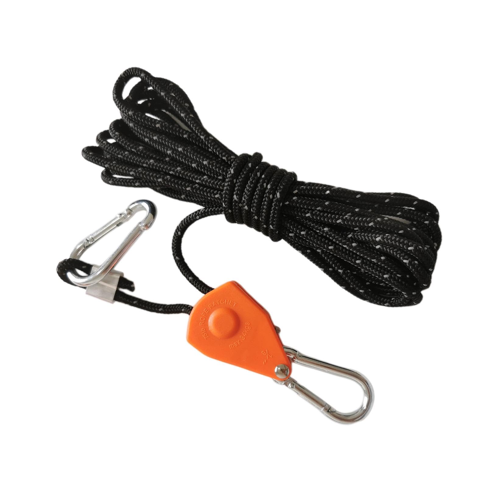 LOOM TREE® Rope Hanger Ratchet Tightener Grow Light Hangers for Outdoor Canopy Climbing 4M Black | Outdoor Sports | Camping & Hiking | Tents & Canopies | Tent & Canopy Accessories (B0D2KDCW17) Amazon Price History, Amazon Price Tracker