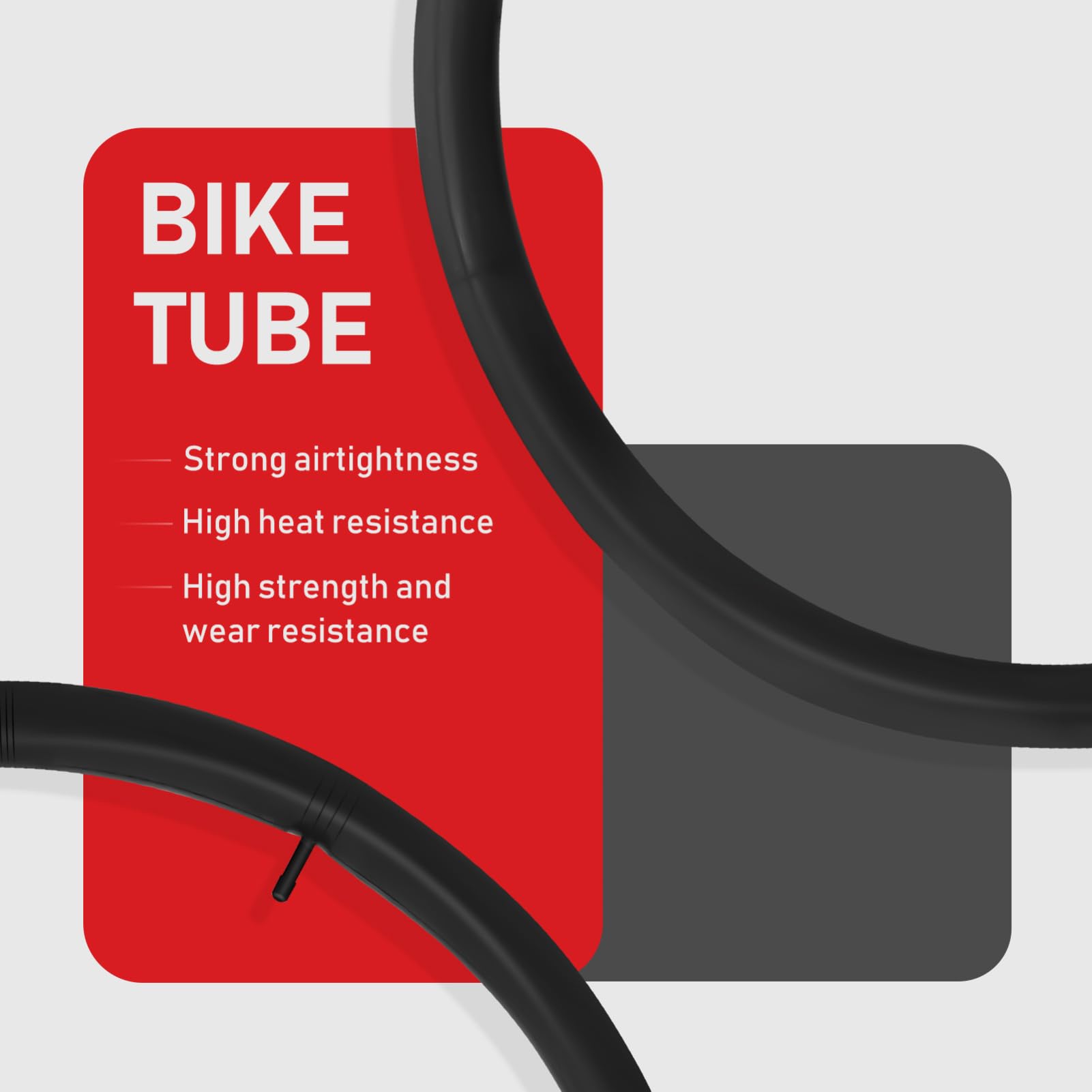 UPKOCH 2 Stück Fahrradschläuche 26x1,75/2,125 Butyl Schläuche Für Mountainbike Und Rennrad Robust Und Widerstandsfähig Ersatz Innenschlauch Für Fahrräder Fahrradreparatur Und Wartung
