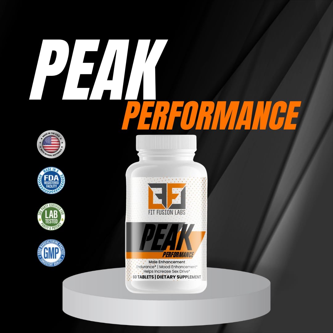 Fit Fusion Labs Peak Performance - Endurance Enhancement | Mood Enhancement | Helps Increase Sex Drive