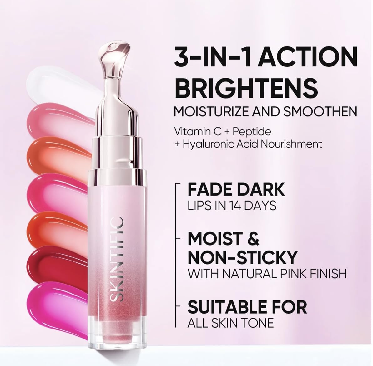 skintific スキンティフィック リップセラム Skintific Peptide Brightening Lip Serum (Cherry Red) : Amazon.ca