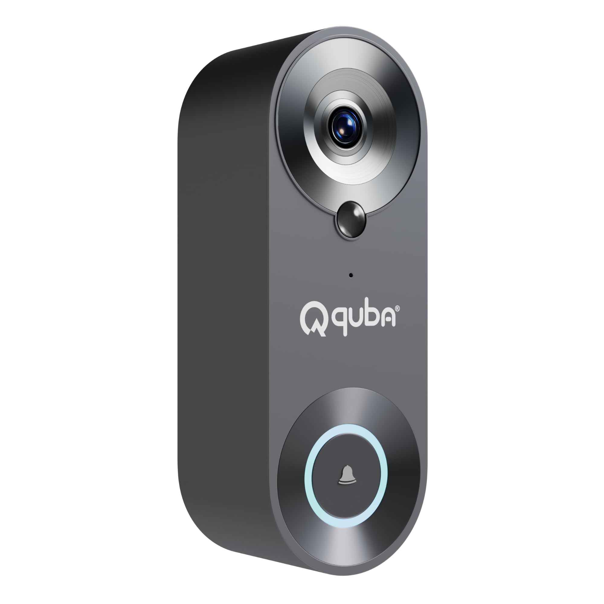 Quba QEYE Wireless Video Door Bell for Home Main Door-2MP FHD Camera with Night Vision doorbell-120° Wide Angle Motion Sensor-2-Way Audio Communication-WiFi Smartphone Control-2 Year Warranty-image-3