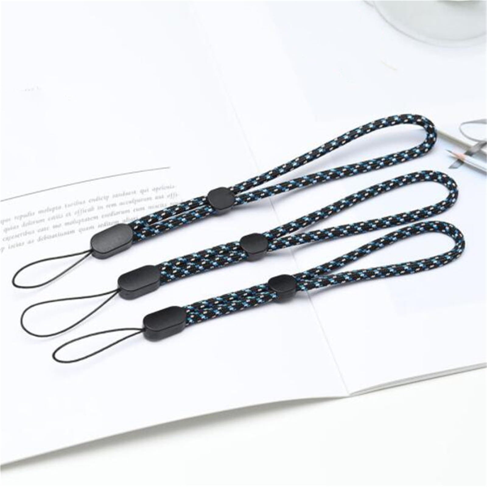 Zips for Sewing 10Pcs Hand Wrist Strap Lanyard, Adjustable Nylon Straps Keychain String for Cell Phone Case Holder, Camera, USB, Badge Sewing Supplies(3)