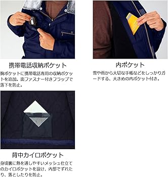 Amazon.co.jp: [ミドリ安全] 防寒服 作業着 コート 男女兼用 撥水 ボア