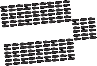 NOLITOY 126 Pçs Óculos Tapa-Olho De Hidrogel Óculos De Tapa-Olho De Pirata Ambliopia Tapa-Olhos Elástico Tapa-Olho Único Olho M-Sk Tecido Não Tecido Preto Tapa-Olhos Práticos