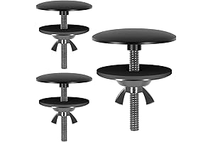 3-Pack 2-inch Stainless Steel Faucet Hole Cap in Matte Black