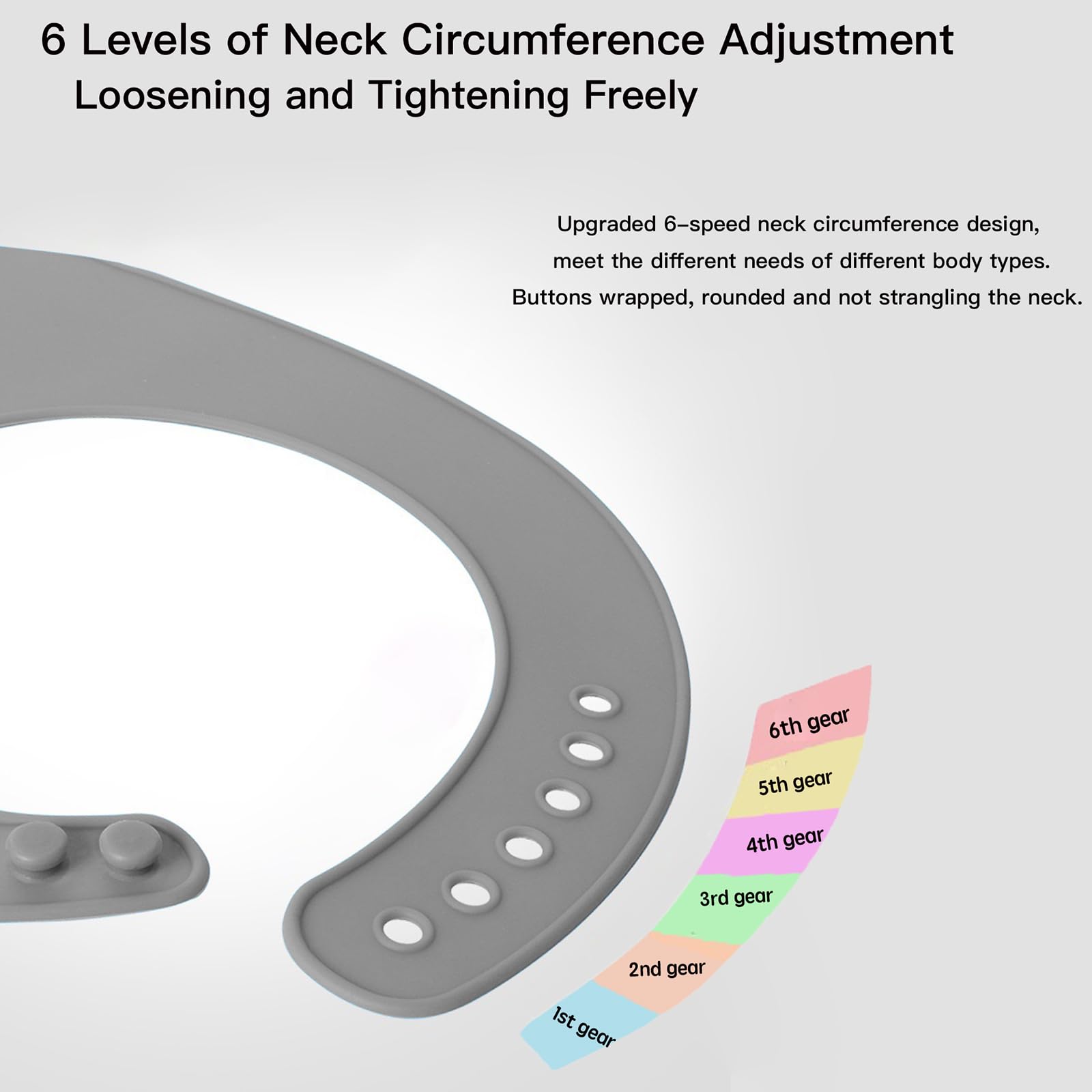 TXYYilufafafa Silicone Adult Bibs for Elderly: Waterproof & Adjustable Dignity Bib with Deep Pocket, Easy-Clean One-Piece Design for Senior Mealtime Care (1 Pack, Grey)