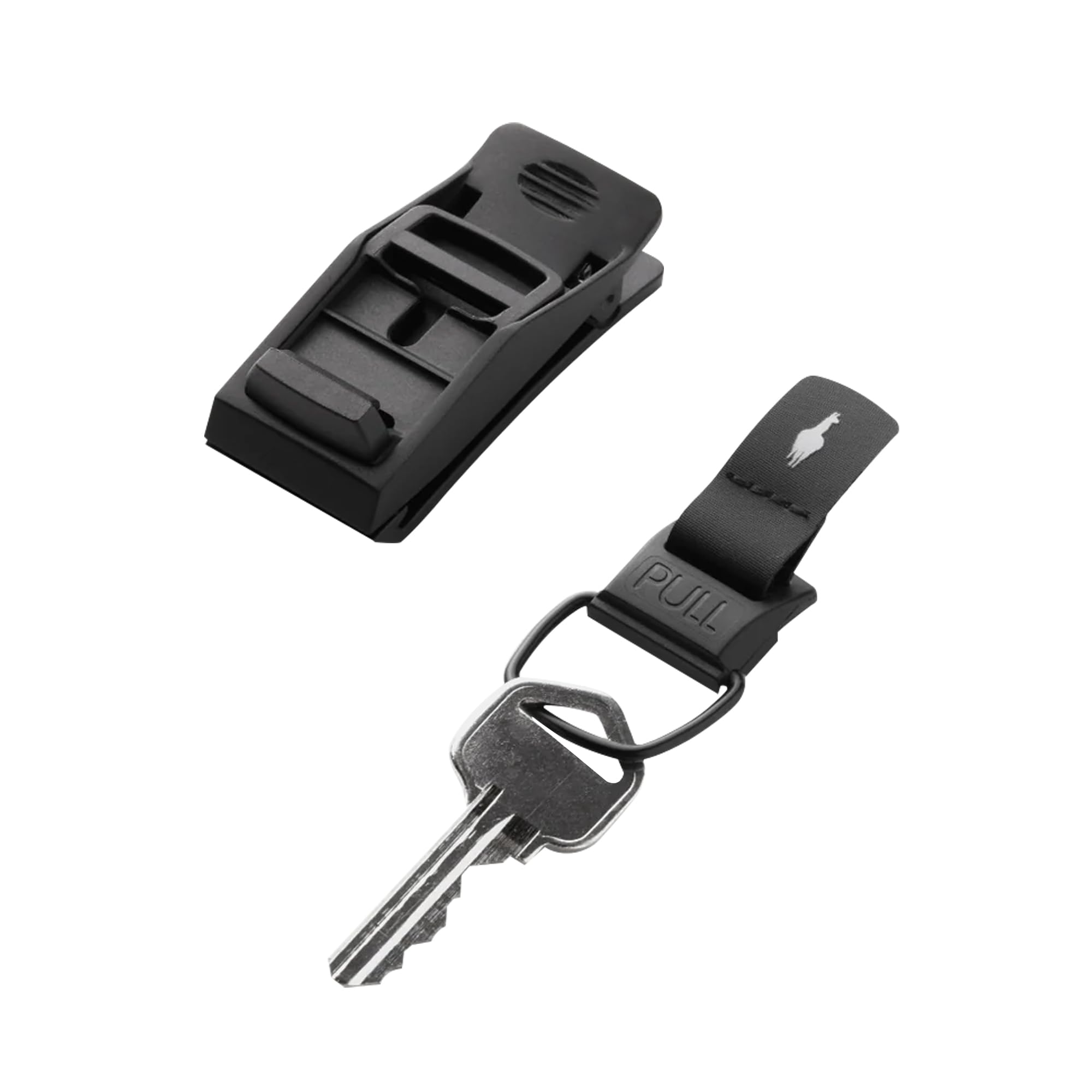 [ALPAKA] HUB Keychain&Tactical Clip キーチェーン マグネット キーホルダー カラビナ | 開け閉めやすいマグネットシステム 安全で実用的なクリップボタン コンパクト 軽量 持ち歩きやすい バッグアクセサリー