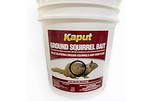 Kaput Ground Squirrel Bait - 25lb. Poison Neutralizer for Killing Squirrels
