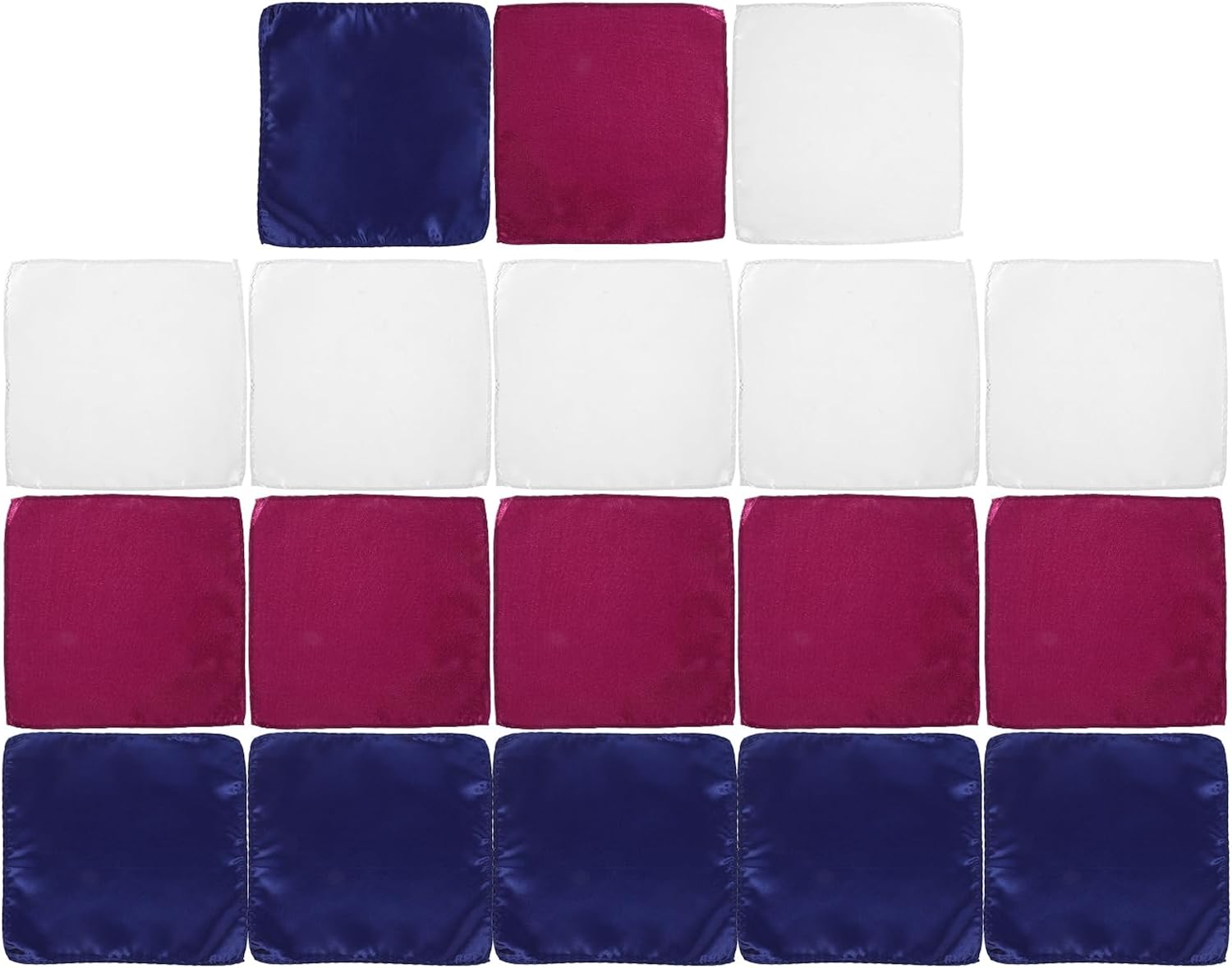 18pcs Mens Pocket Squares: Soft Pocket Handkerchiefs For Suit Elegant Tuxedo Accessories For Formal Occasions Weddings Holiday Events