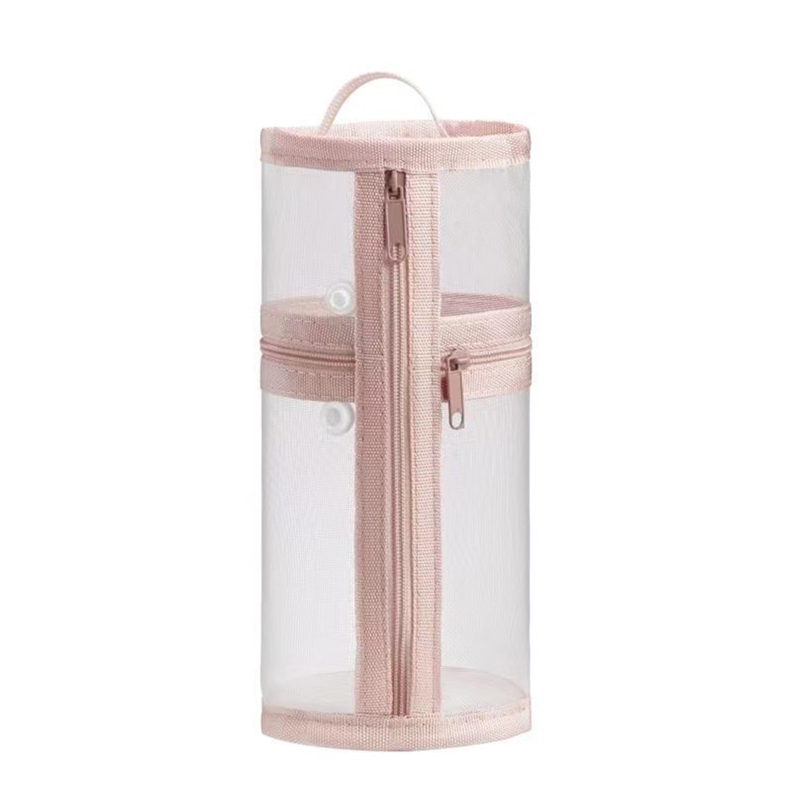 bayicie Pencil Case Large Capacity Transparent Mesh Pencil Multifunctional Student Stationery Storage Organizer