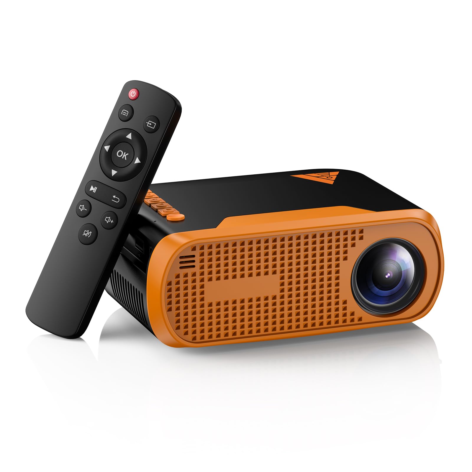 Mini Video Projector with WiFi Bluetooth, Native 1080P Portable Movie Projector, Compatible with SmartPhone, TV Stick, PS5, Laptop HDMI USB for Home Theater Indoor Outdoor Movies