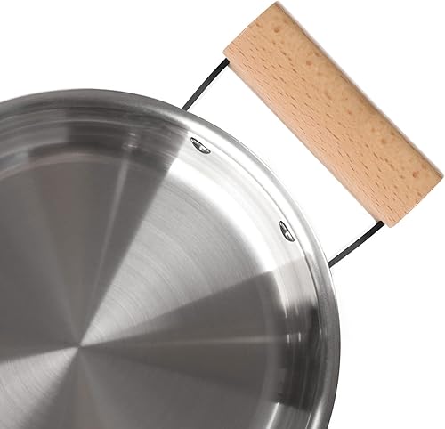 Miniatura 3 de Olla de cocina con asas laterales, cacerola de repuesto para el oído, olla de leche, mango de agarre, accesorios de utensilios de cocina, olla de