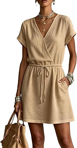 Coal2ToalPW Beach Cover Ups for Women Short Summer Dresses A