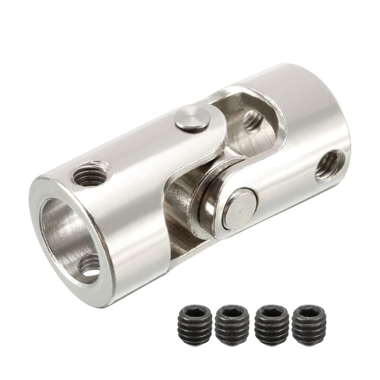 UZAMIRLEX Universal Joint Shaft Coupling, Universal Joint Stainless Steel Steering Gear Shaft Coupling Multiple Sizes(6mm to 8mm)