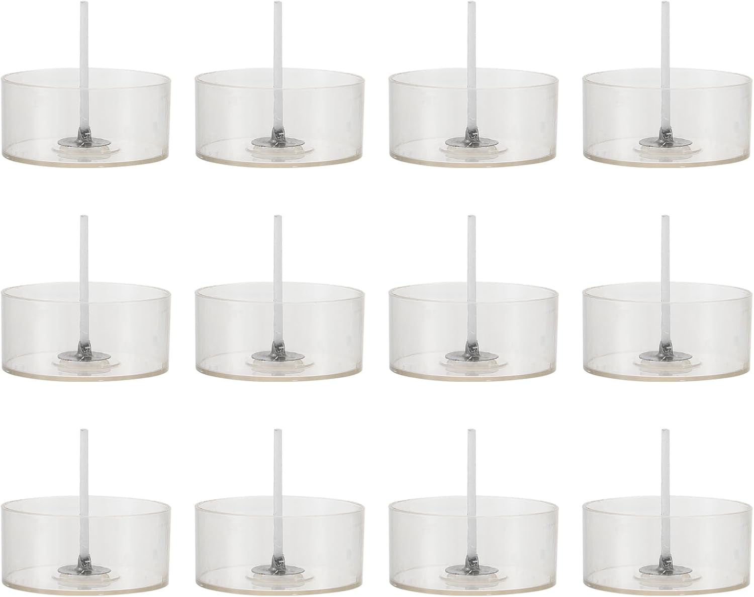 EXCEART Candle Making Kit 200Pcs Candle Mold Braided Wick Crafts DIY Candle Wicks Tealight Wicks Circle Stencil DIY Candle Mould Round Clear Candle Jars Cotton Candlewick Cups