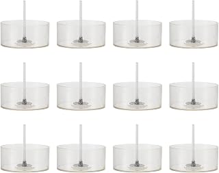 EXCEART Candle Making Kit 200Pcs Candle Mold Braided Wick Crafts DIY Candle Wicks Tealight Wicks Circle Stencil DIY Candle Mould Round Clear Candle Jars Cotton Candlewick Cups