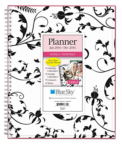 Blue Sky 2016 Weekly & Monthly Planner, Wire-O Binding, 8.5" x 11", Analeis (17630-W)