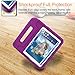 Fintie Case for iPad 6th Generation 2018 / iPad 5th Generation 2017 / iPad Air 2 / iPad Air (9.7 Inch) - Kiddie Series Light Weight Shock Proof Convertible Handle Stand Cover Kids Friendly, Purple