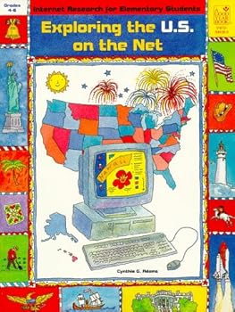 Paperback Exploring the United States on the Net: Grades 4-6 (Internet Research for Elementary Students) Book