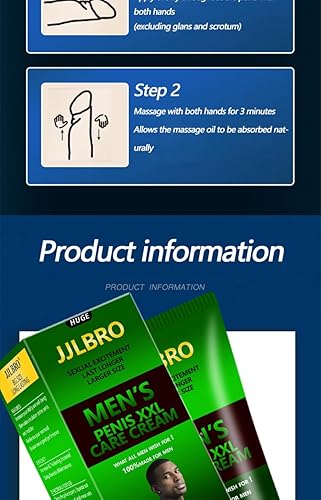 Miniatura 9 de Crema de ampliación de potencia extra fuerte - JJLBRO Huge XXL Gel para hombres para fuerza y rendimiento