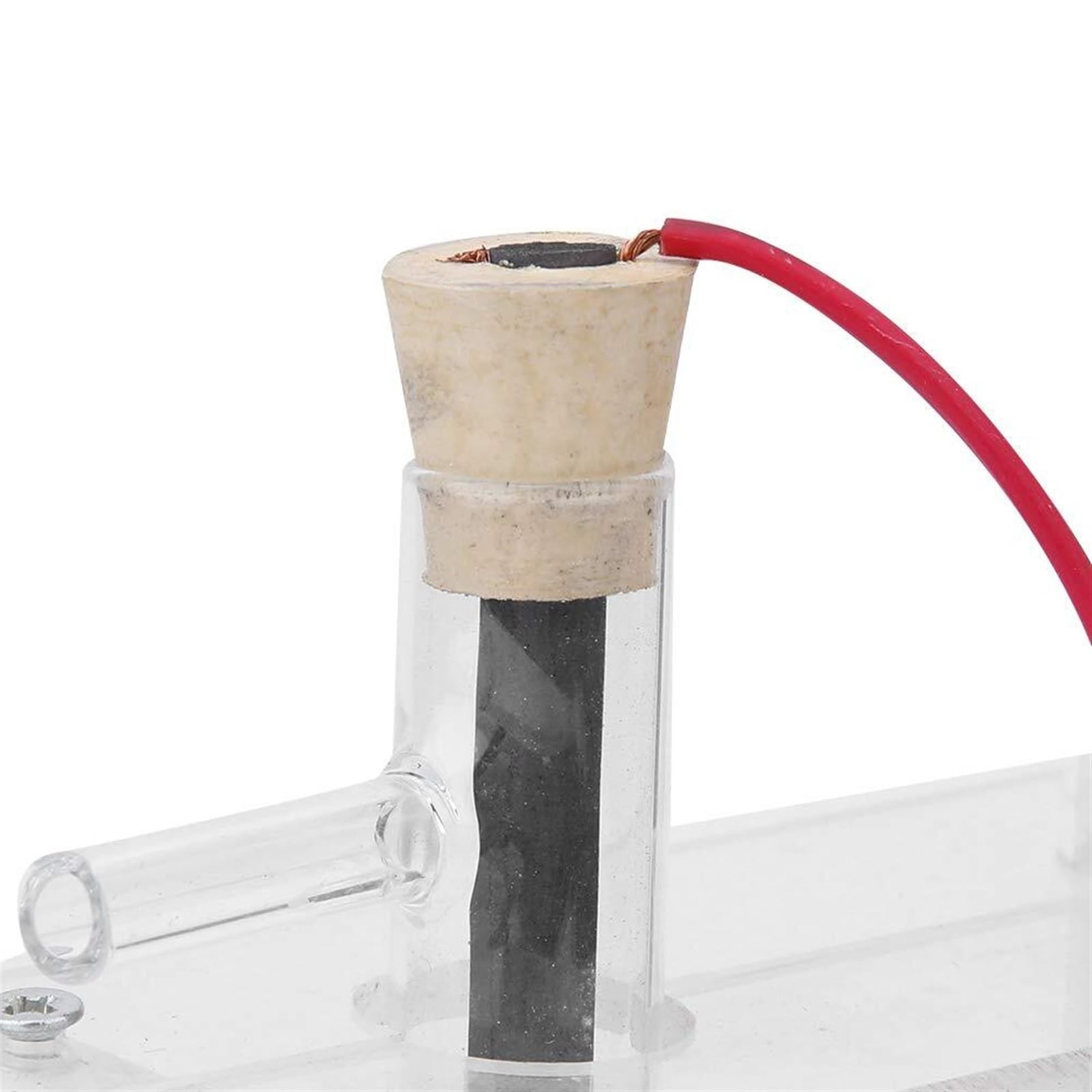 Demonstrator für Elektrolytlösung von Kupferchlorid, Elektrolyseerfahrung, Elektrolysedemonstrator für Salzwasser, elektrolysegesättigtes Wasser, ideales Lehrmittel für Chemie