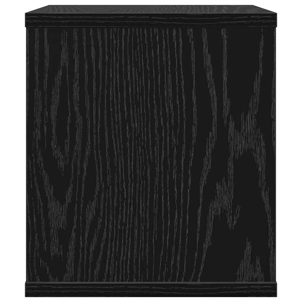 Organizador de escritorio de madera de roble negro, 36 x 26 x 29,5 cm, estante con compartimento para oficina, documentos, archivos, carpetas, oficina en casa para el orden en el lugar de