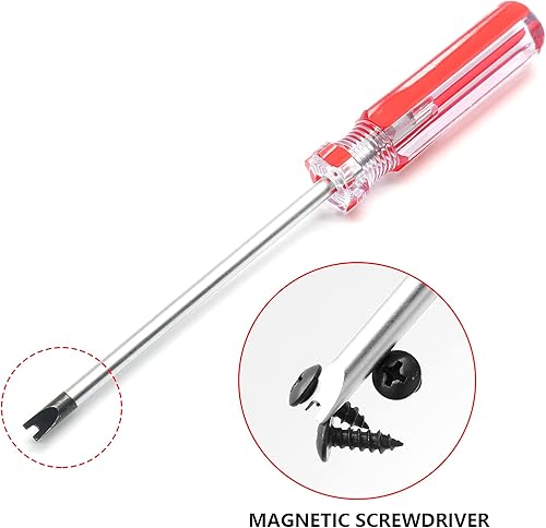 Miniatura 5 de LDEXIN Juego de 5 destornilladores de cabeza magnética tipo U, M1.7, M2.0, M2.3, M2.6, M2.8