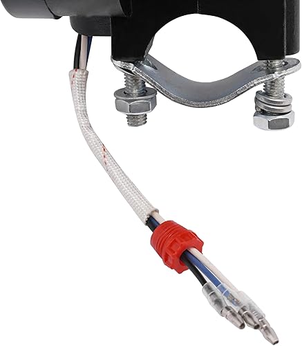 Miniatura 7 de Motor de bicicleta de 80 cc, motor de bicicleta de un solo cilindro de 2 tiempos, motor de bicicleta eléctrica de gasolina motorizado (negro)