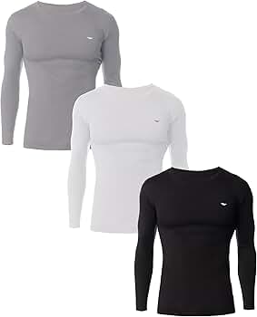 Men's Base Layer Thermal Crew Neck Top | Soft & Lightweight Fleece