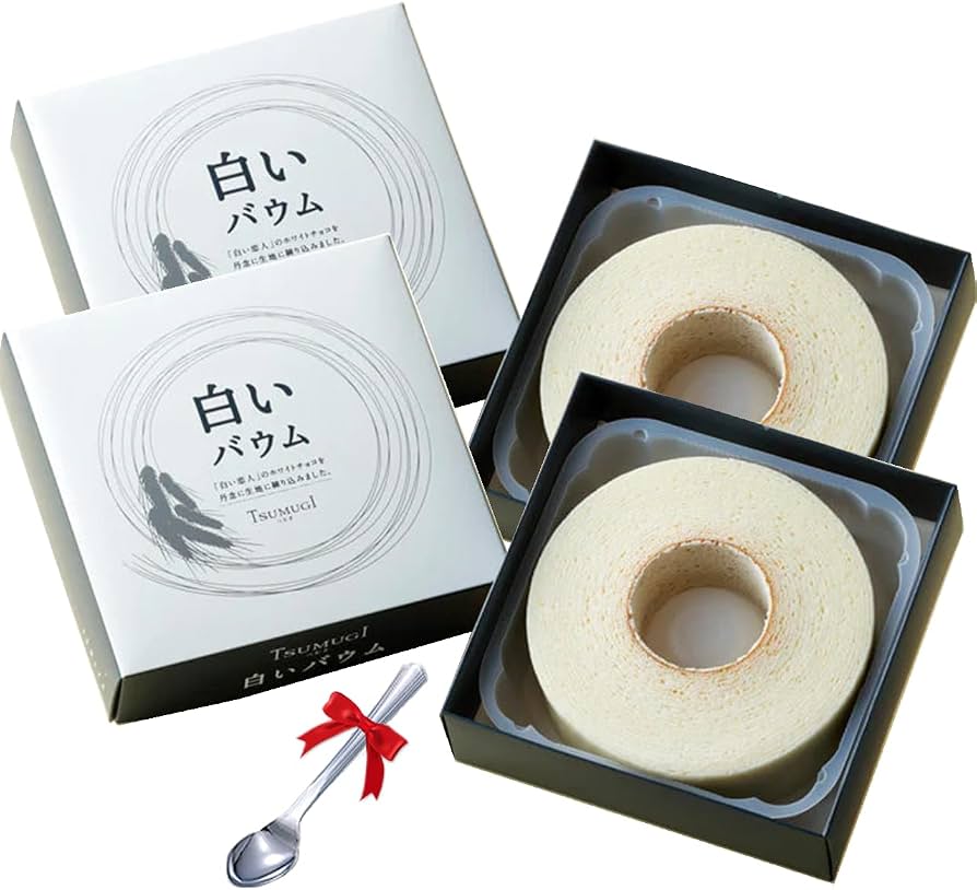 Amazon.co.jp: White Baum Baumkuchen TSUMUGI Shiroi Koibito White