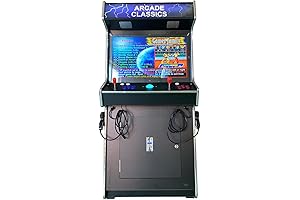 2 Player 4600 Games 32 Inch Arcade Coin Pusher Game Machine with 2 Game Guns