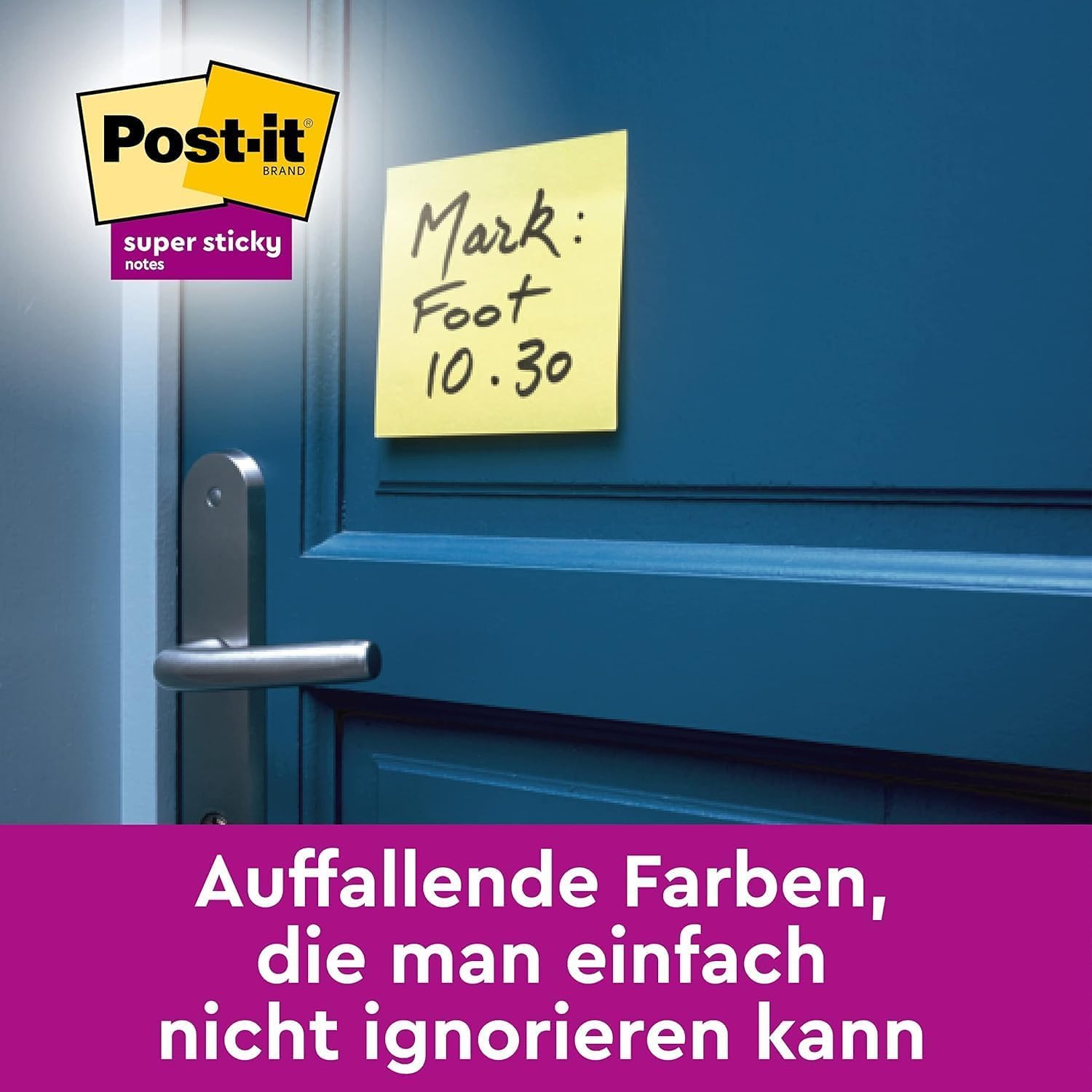 Post-it Super Sticky Notes, 24 Blöcke (2160 Blatt), 127 mm x 76 mm, Gelb