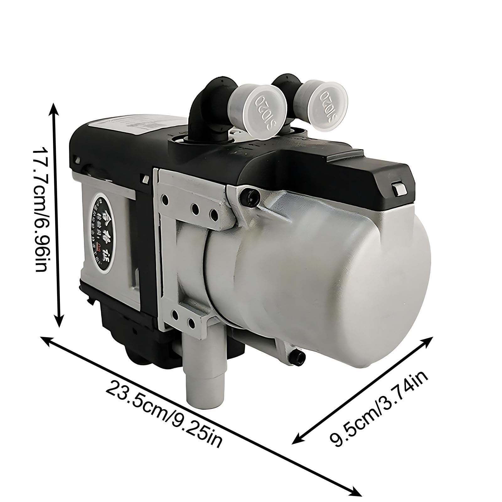 5KW Riscaldatore Diesel a Liquido 12V 24V, Sistema Preriscaldamento Motore con Telecomando LCD, Riscaldamento Idronico Universale per Veicoli e Imbarcazioni(12V)