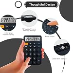 VEWINGL Standard Calculator, 12 Digit Large Display Desktop Calculator with Big Buttons for Office, School, Home & Business