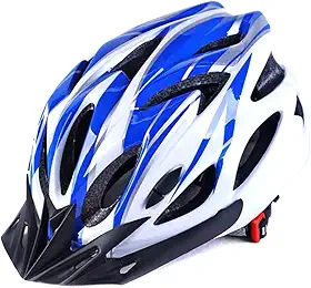 Capacete de Ciclismo Aerodinâmico Visual Moderno, Proteção Para Bike, Patins, Respirável Com 21 Aberturas, Fivela Ajustável e Viseira Removível